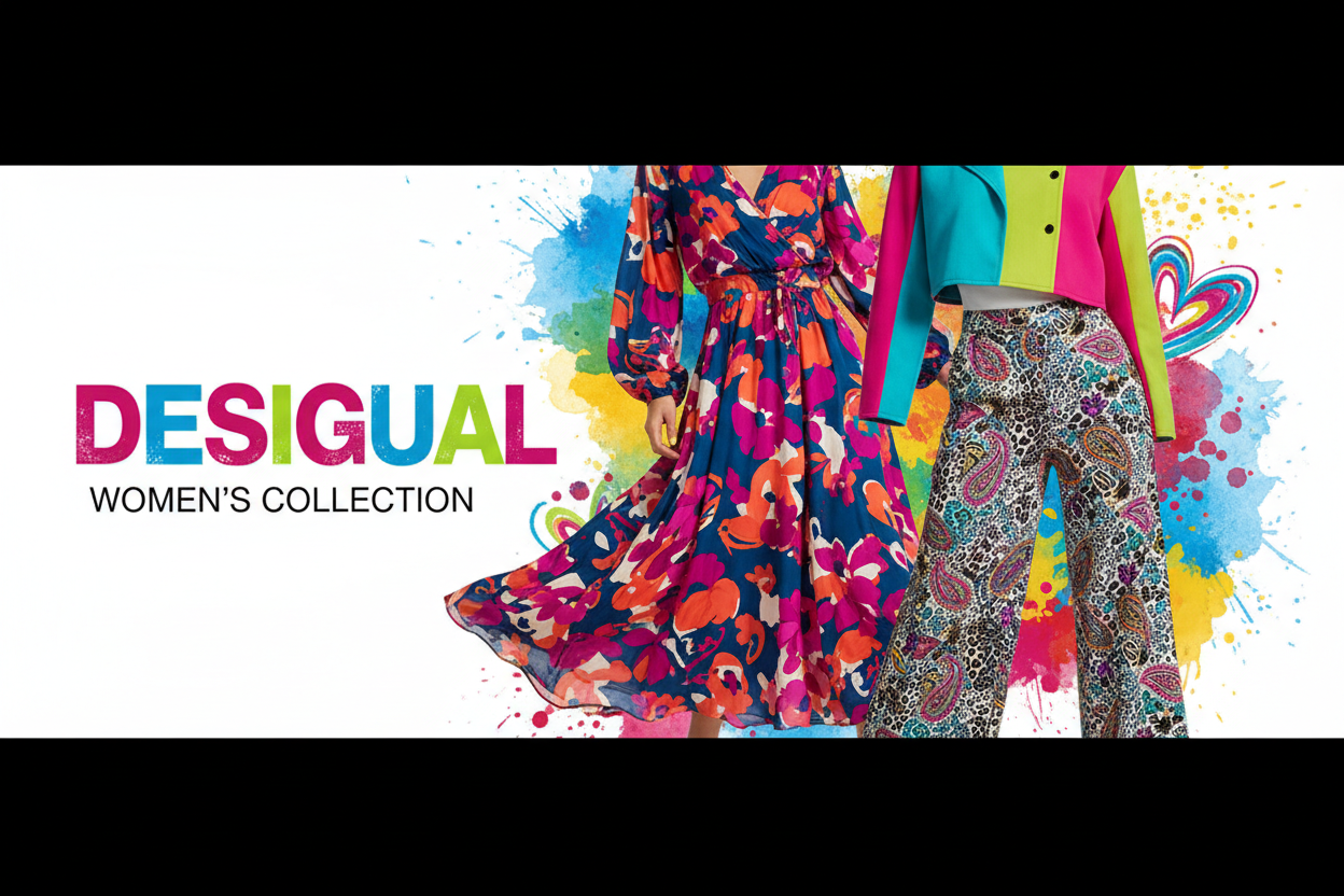 Desigual Damen – Farbenfrohe Mode mit einzigartigem Design