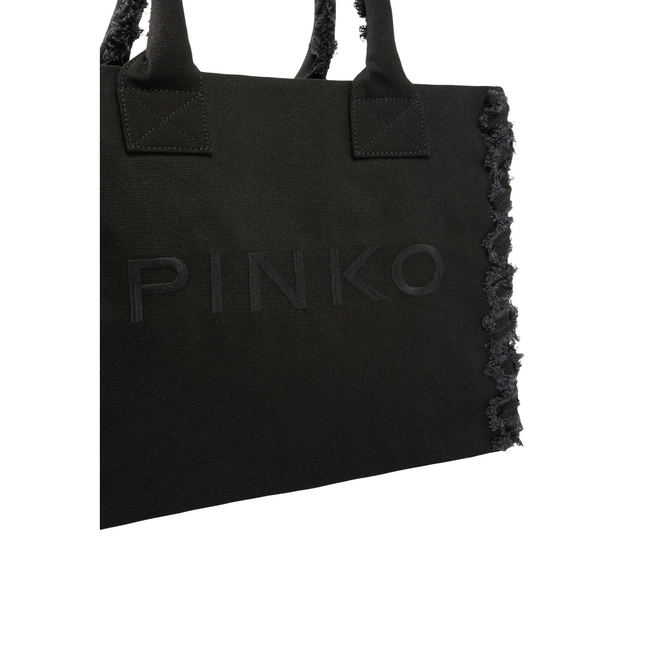 Rocking the Coast: Der schwarze Pinko "Beach Shopper Canvas"