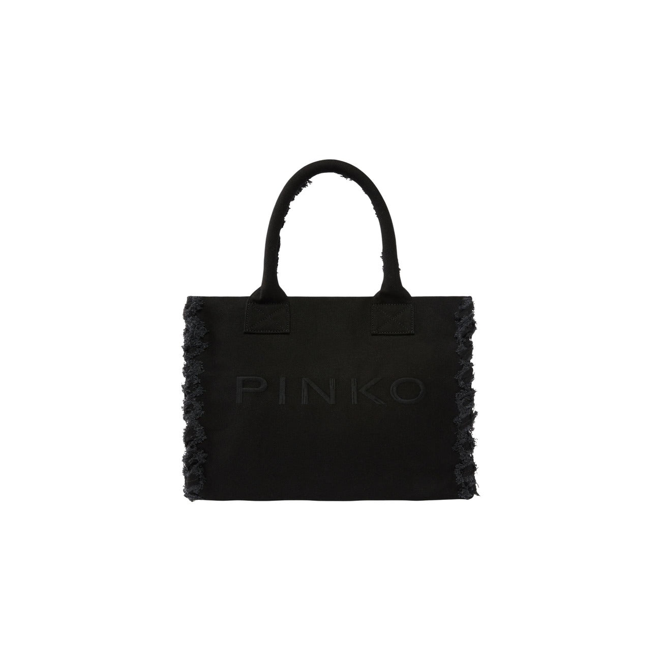 Rocking the Coast: Der schwarze Pinko "Beach Shopper Canvas"