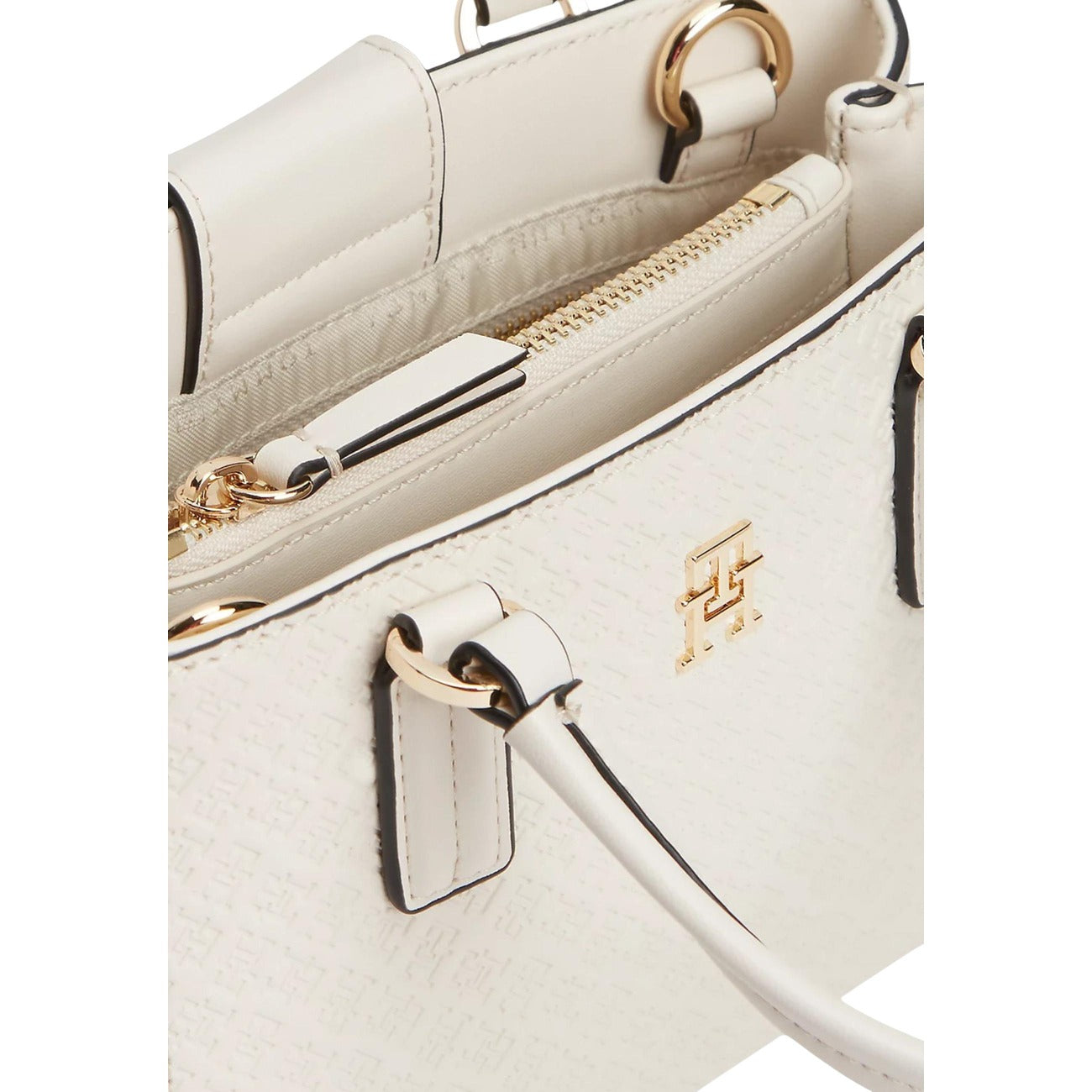 Pure Elegance: Die weiße Tommy Hilfiger "TH Daily Mini Tote Mono"