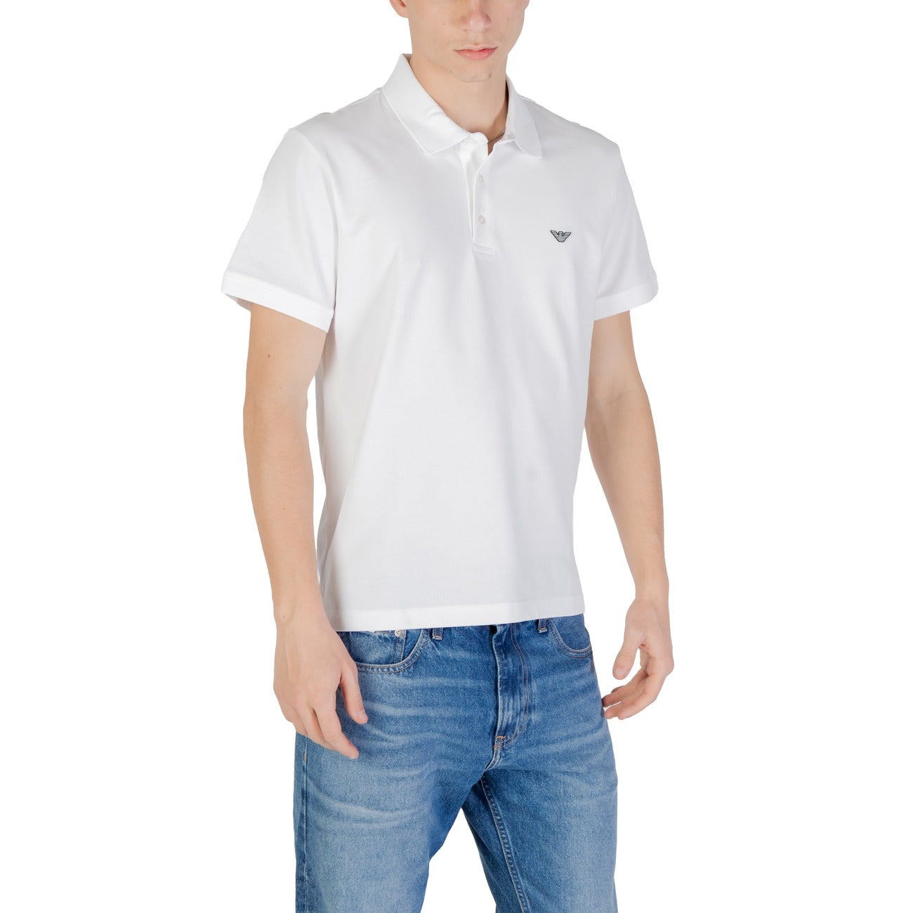 Pure Luxury: Das weiße Emporio Armani Underwear Polo-Shirt