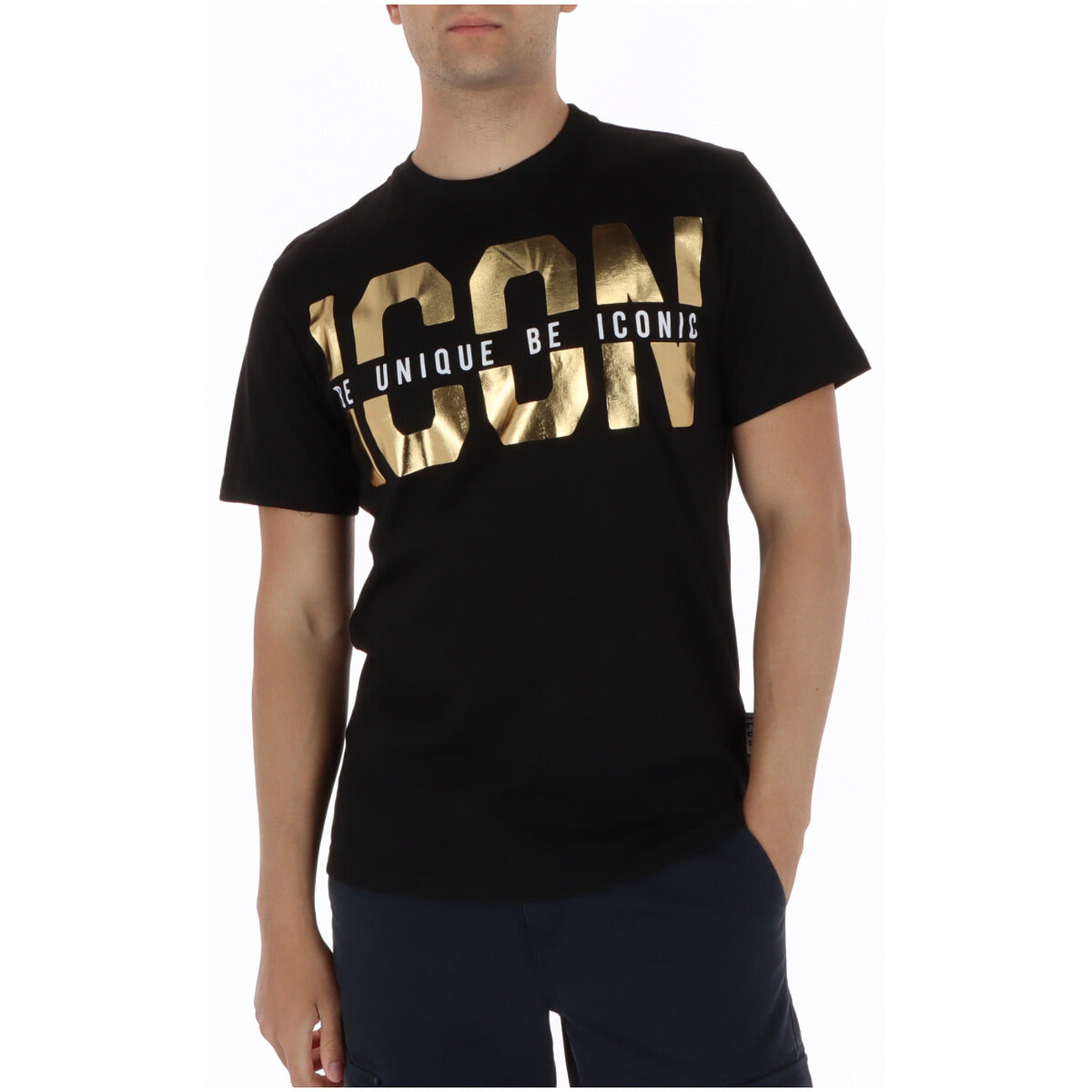 Golden Era Streetwear: Das Icon Print T-Shirt in Schwarz-Gold & Weiß-Gold