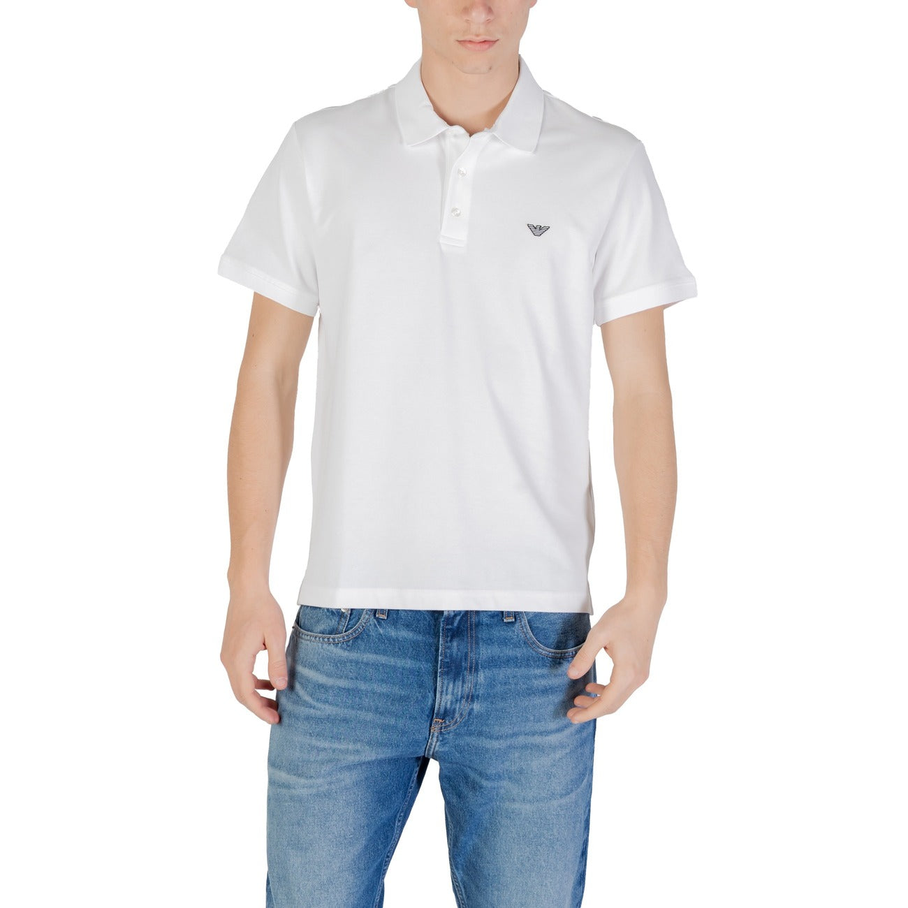 Pure Luxury: Das weiße Emporio Armani Underwear Polo-Shirt