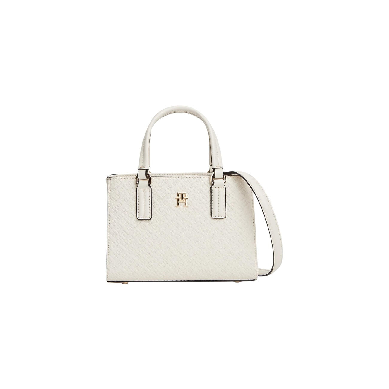 Pure Elegance: Die weiße Tommy Hilfiger "TH Daily Mini Tote Mono"